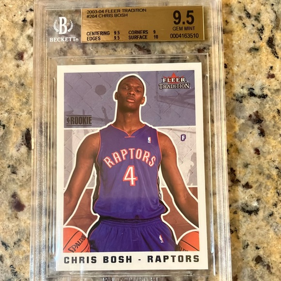 2003 Fleer Tradition Chris Bosh Rookie Card - Picture 2 of 3